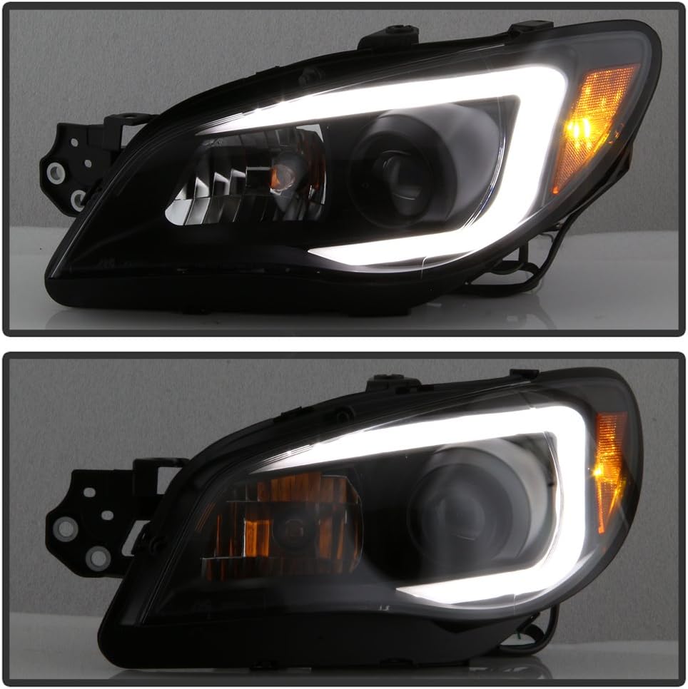 LED Tube Projector Headlights Pair K215