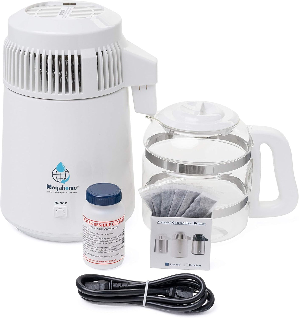 White Countertop Water Distiller S426375