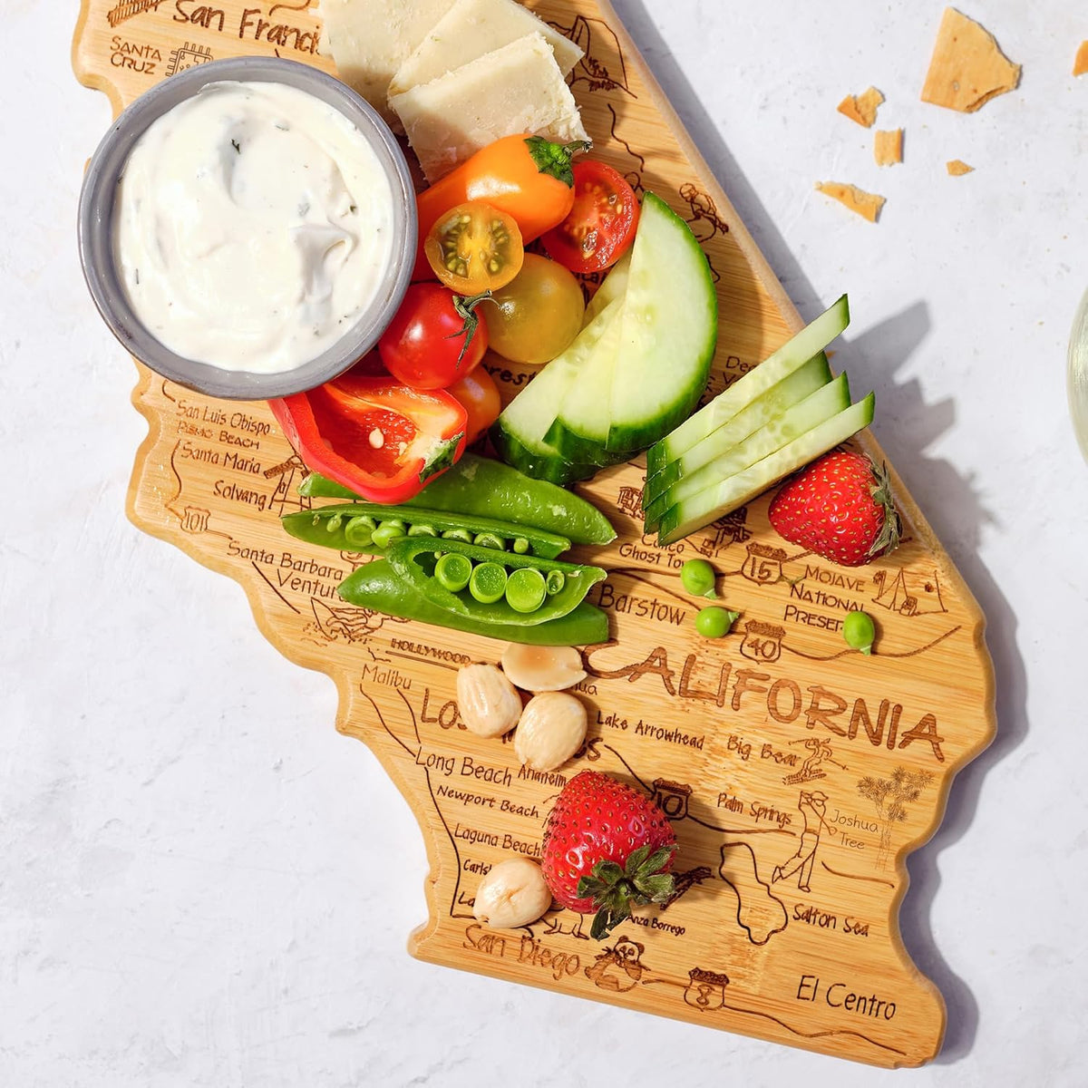 California State Shaped Serving and Cutting Board R117693