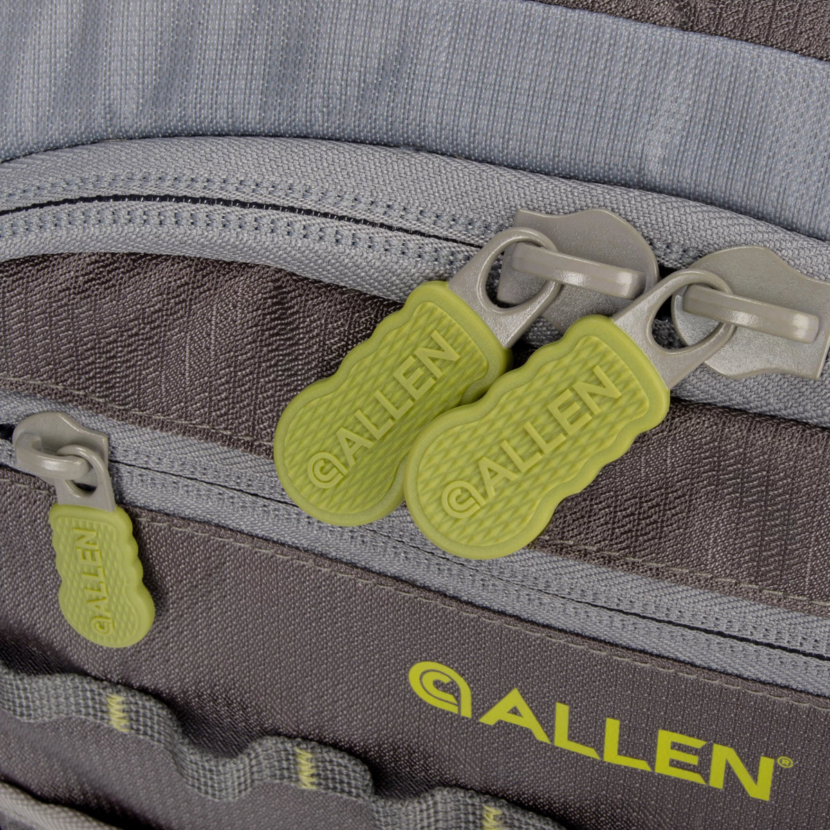 Compact Fishing Backpack, 17.6 liters, Gray/Lime K5243