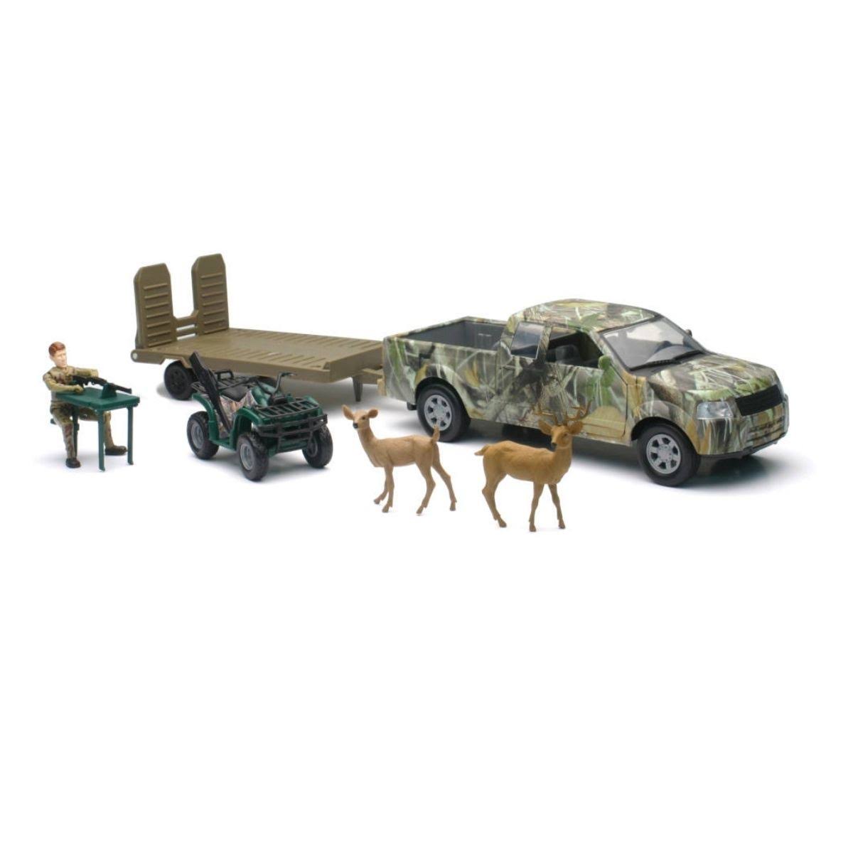 Camo Pick Up Truck with Jon Boat Set F66303
