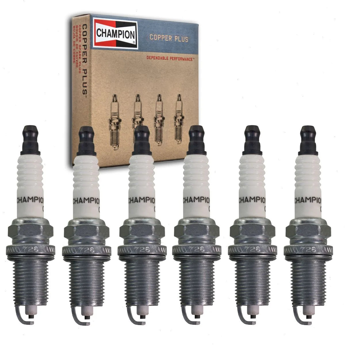 6 pc Copper Plus Spark Plugs V517405