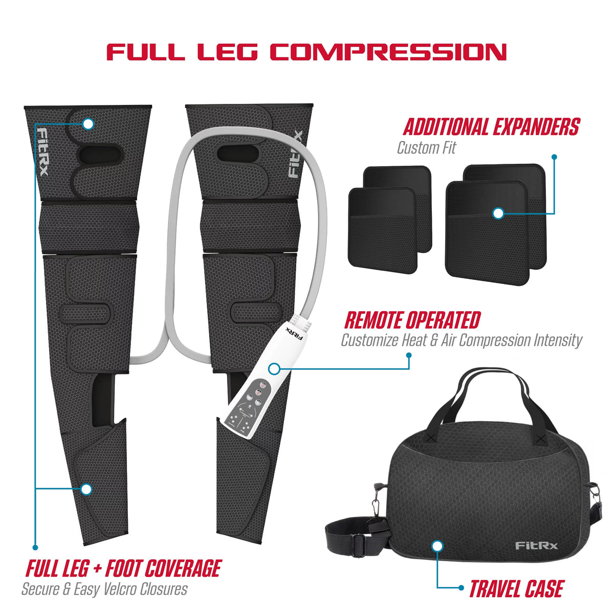 Heated Compression Leg and Foot Massager H5761