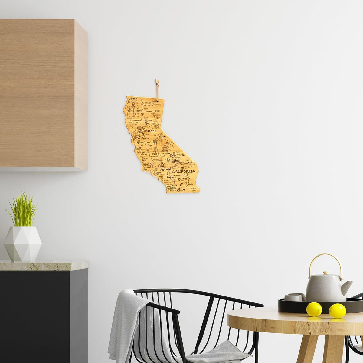 California State Shaped Serving and Cutting Board R117693