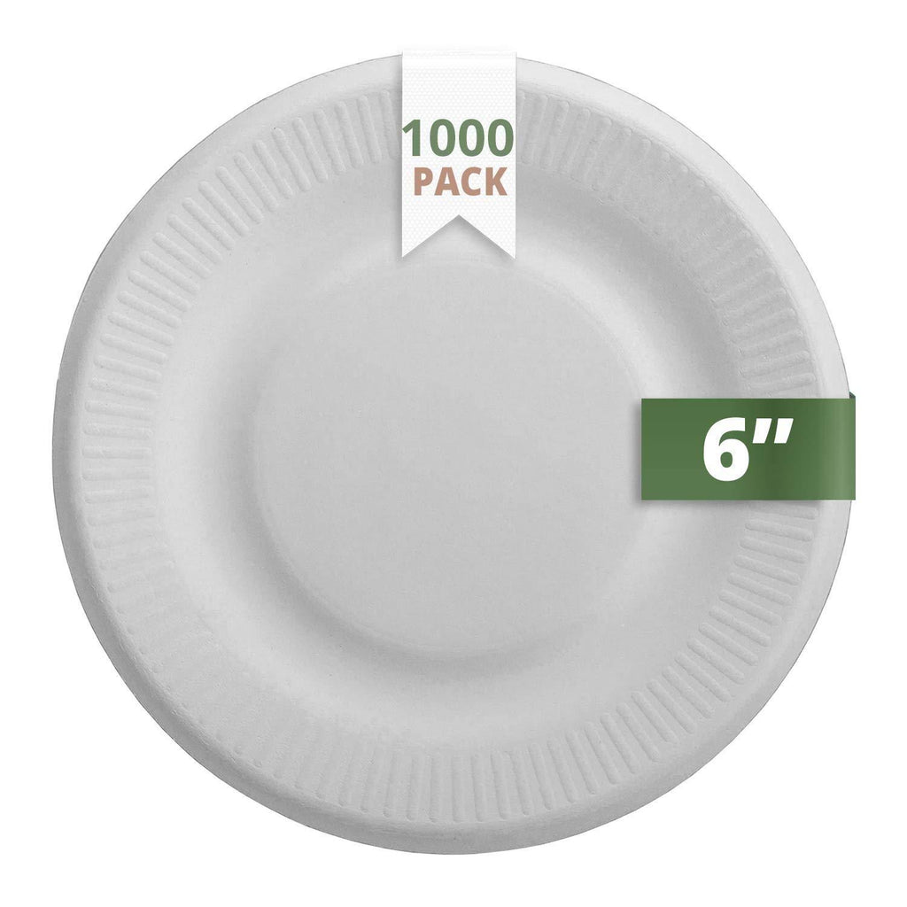 Bagasse 6x22 Rippled Plate 1000 G8226