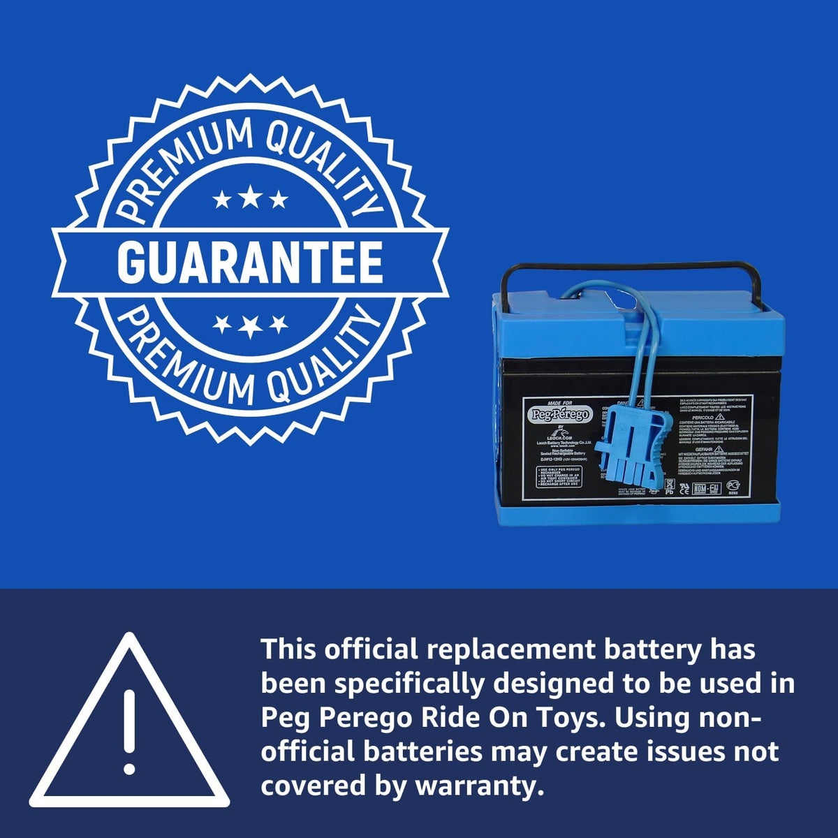 12 Volt Replacement Battery for Ride on Toys C302