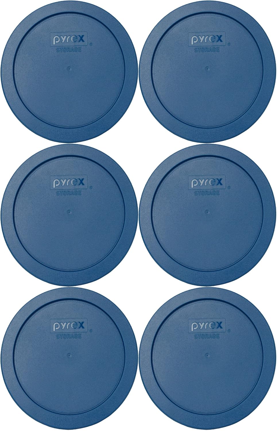 6 Pack Blue Spruce Food Storage Replacement Lids Z503
