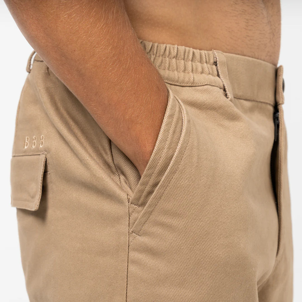 Taupe Cargo Pant E643
