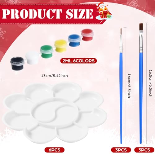 24 Set Christmas Ball Ornament 2.36 Inch White U10128