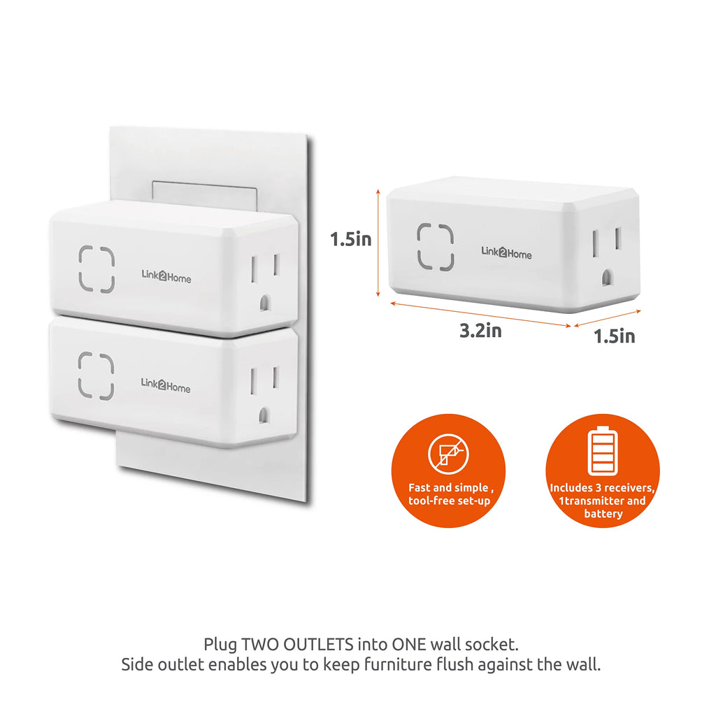 Wireless Remote Control Outlet Light Switch R545