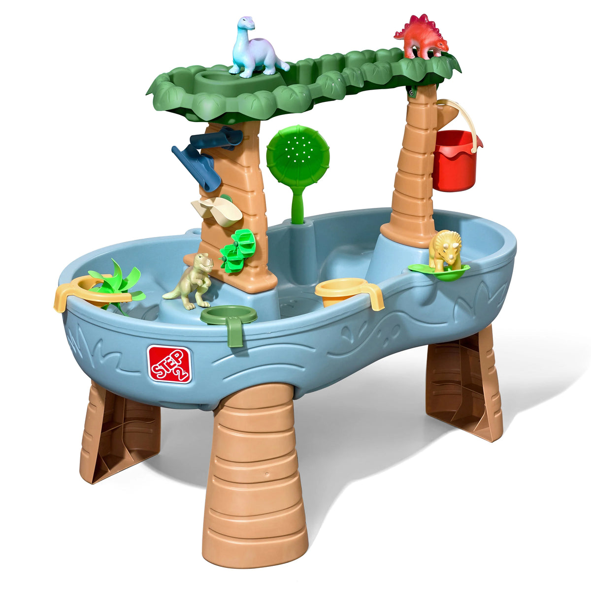 Gray Plastic Water Table with 13-piece Playset R913