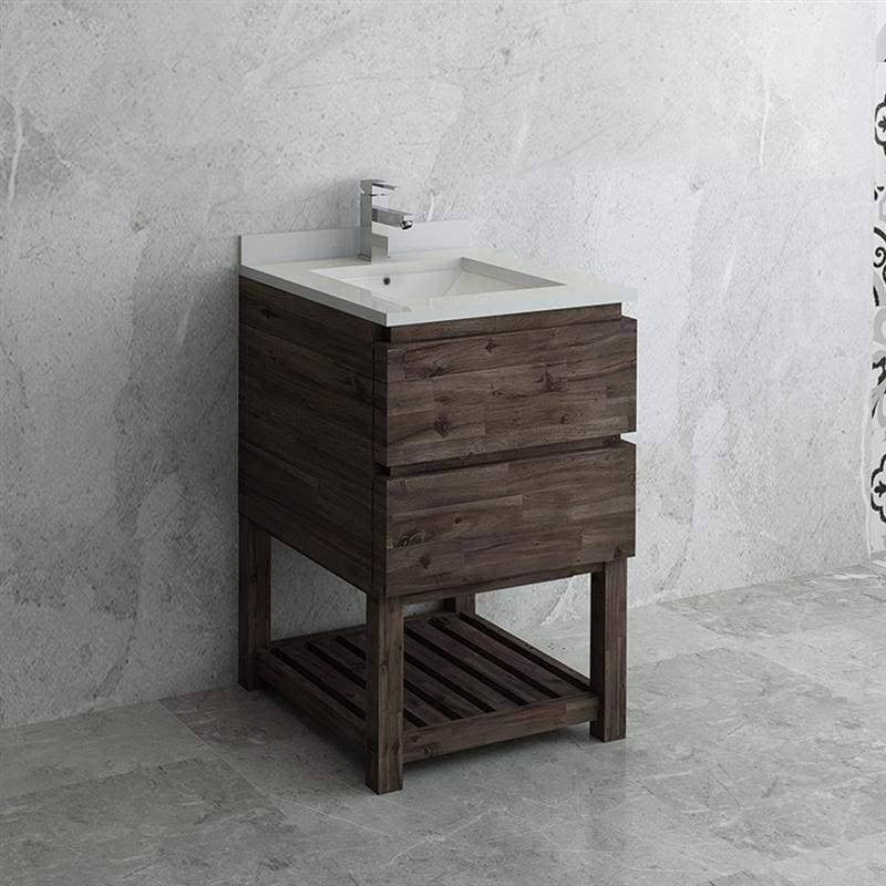 Floor Standing Open Bottom Bathroom Cabinet E394071
