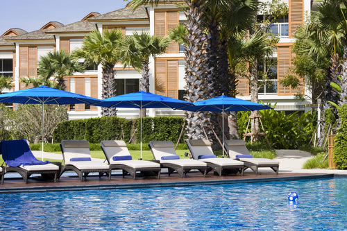 11 ft Patio Umbrella with Aluminum Pole P855386