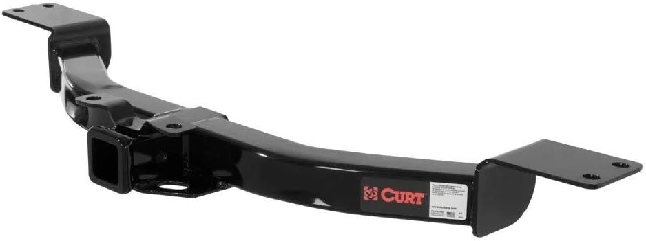 Class 3 Trailer Hitch with 2 Inch Receiver and Rubber Hitch Tube Cover Bundle P13911