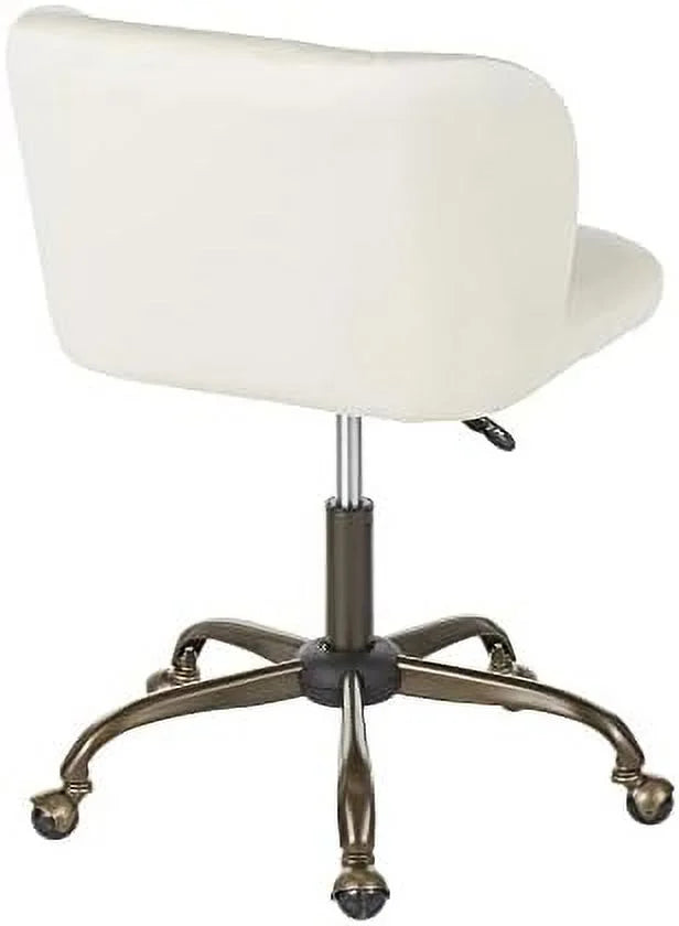 Cream Velvet Task Chair A821868