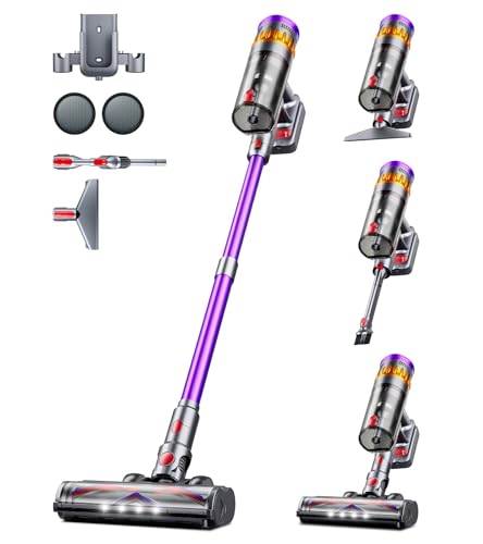 Cordless Vacuum Cleaner, 550W 48Kpa 70 Mins Stick Vacuum with Touch Screen L262