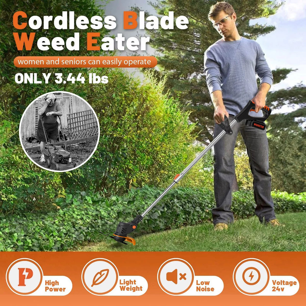 Cordless Grass String Trimmer S25057