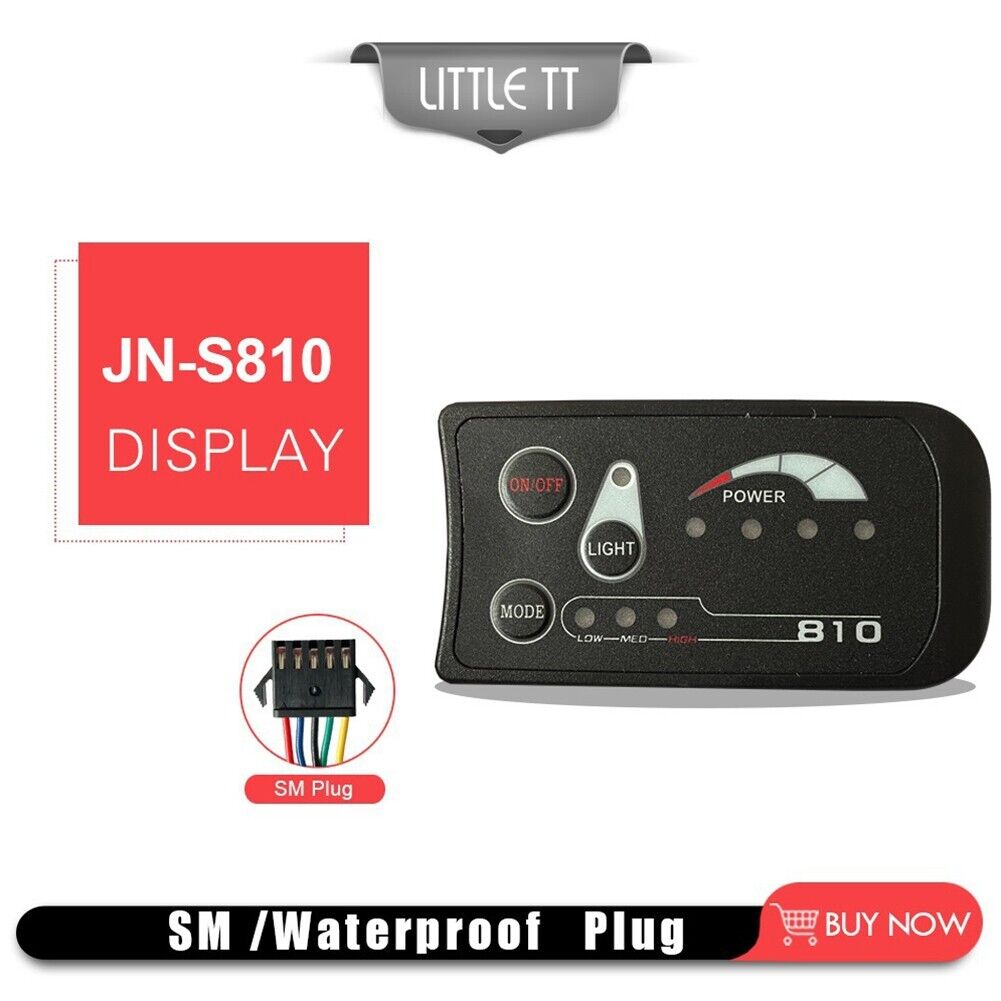 36/48V 17A Sine Wave Controller S810 Display Throttle 8 PAS Kit For E-bike MTB Y8425