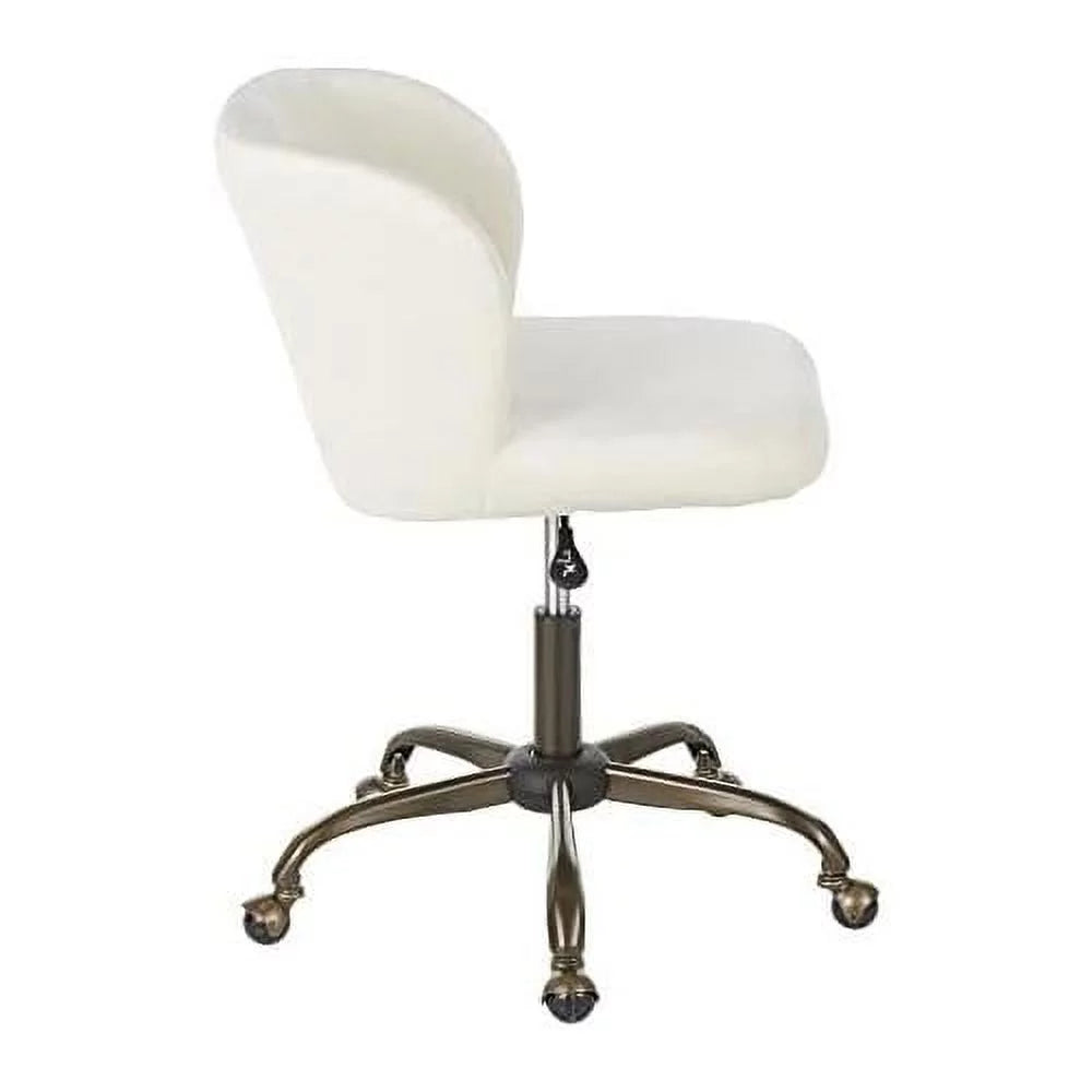 Cream Velvet Task Chair A821868