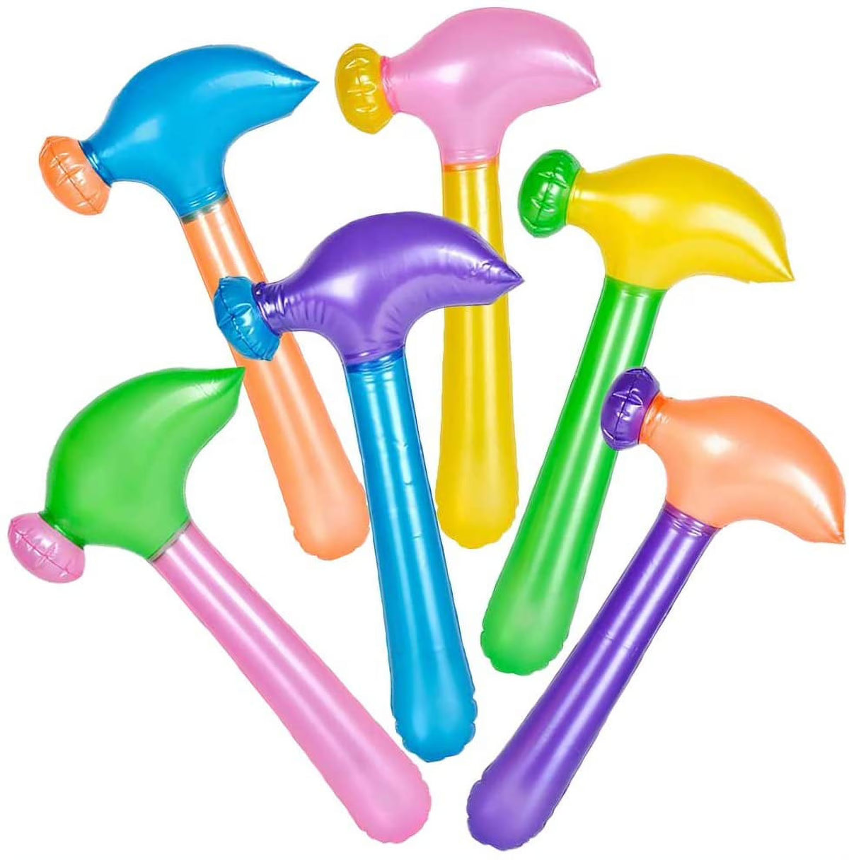 Neon Hammer Inflatable Toys, Set of 12 C59122