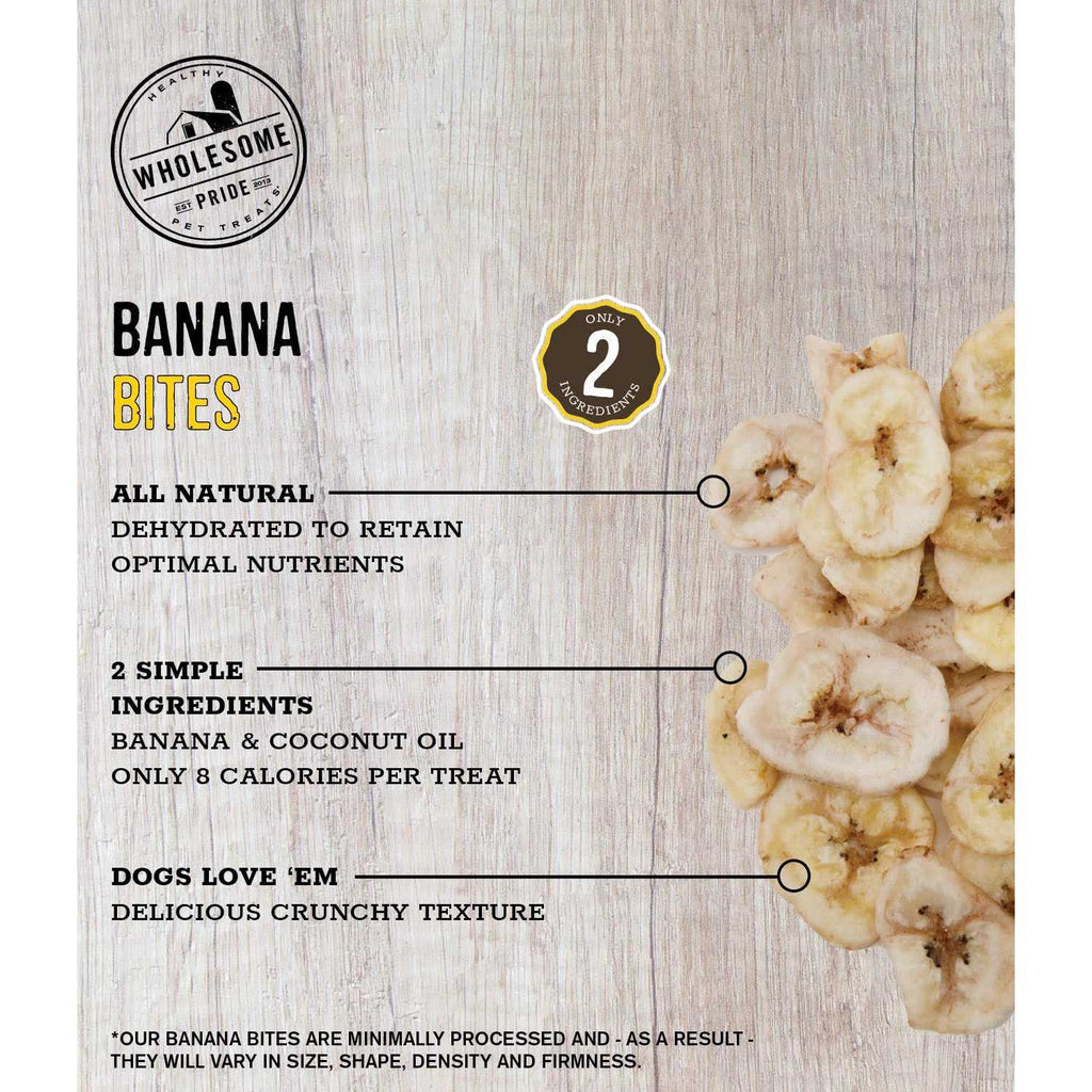 Banana Bites Dog Treats P742791