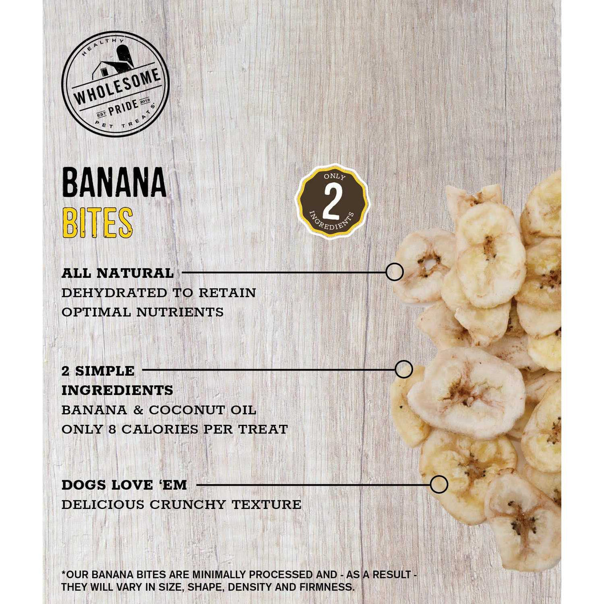 Banana Bites Dog Treats F43785