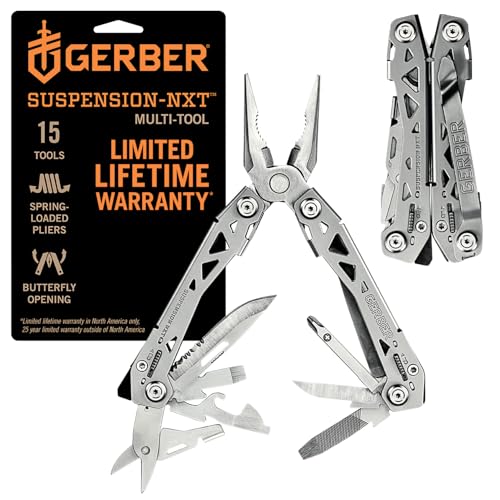 15-in-1 Stainless Steel Multi Tool with Pocket Knife and Pliers T4626