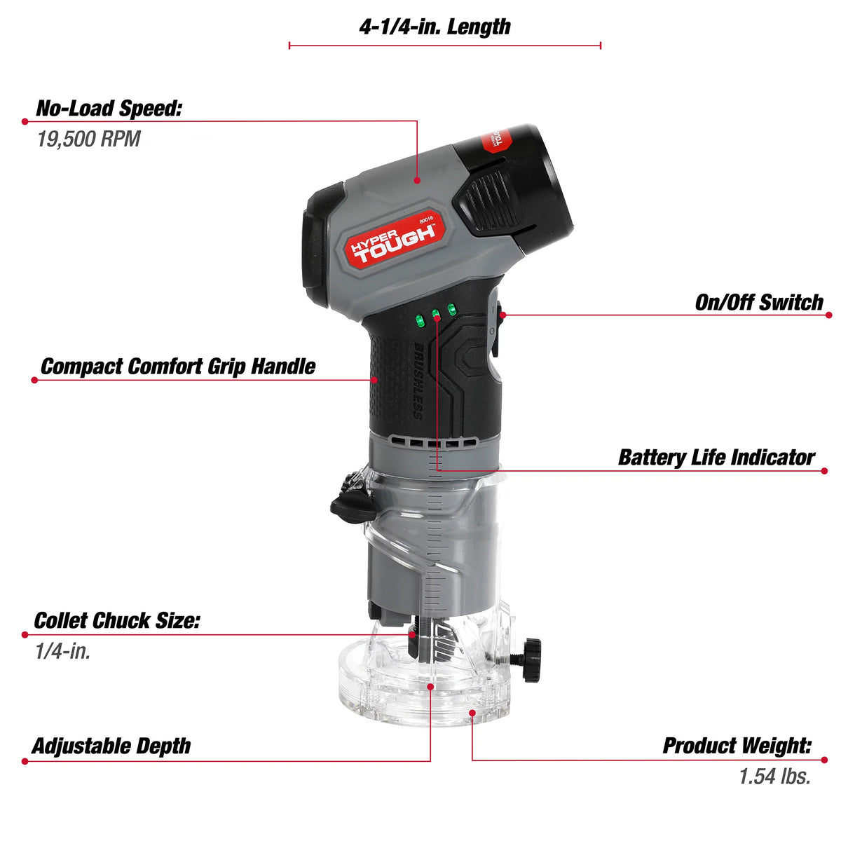 12V Max Lithium-Ion Brushless Palm Edge Router G205960