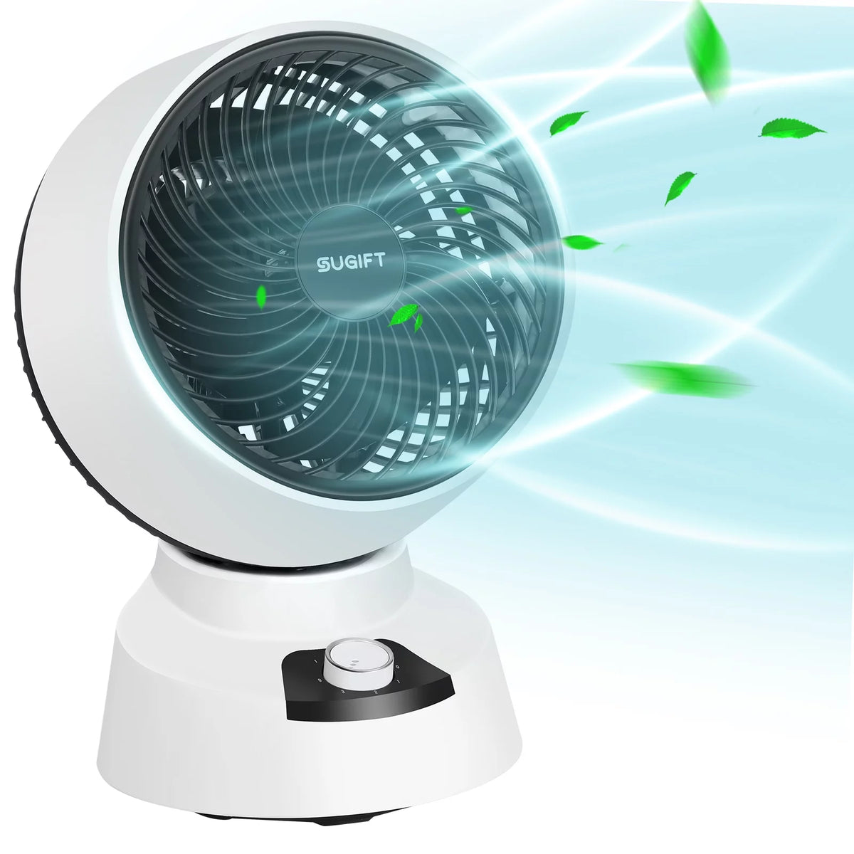 White 3 Speed Air Circulator Fan U607