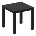 Black Resin Side Table G431538
