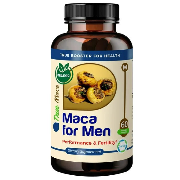 Organic Gelatinized Maca Powder 800 mg 60 Capsules U43534