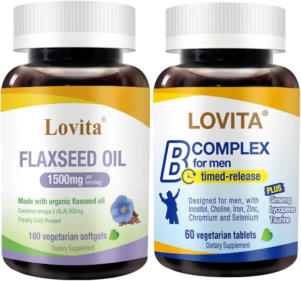 Flaxseed Oil & B Complex Vegetarian Supplement X33113