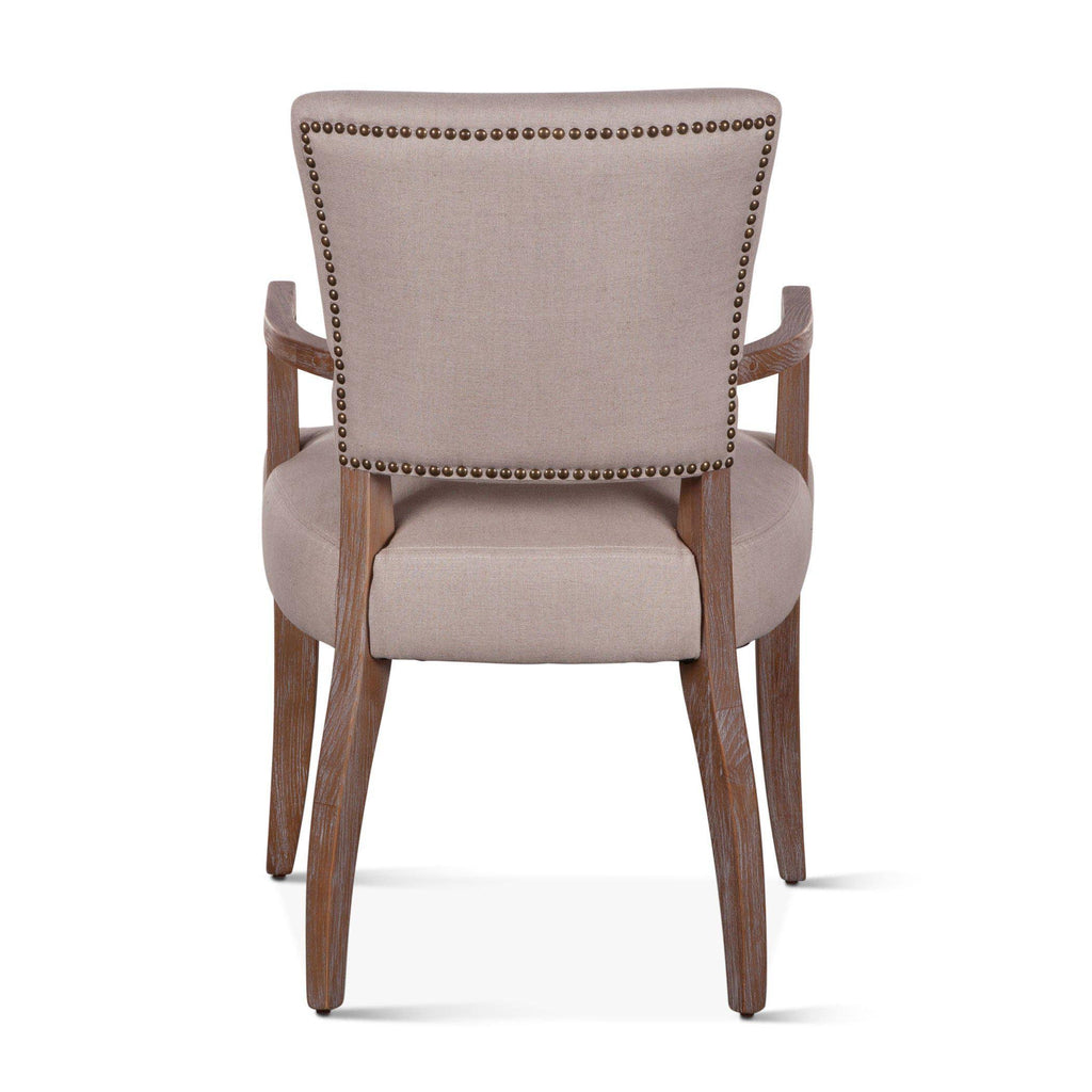 Asphalt Gray Velvet Upholstered Armchair U47441