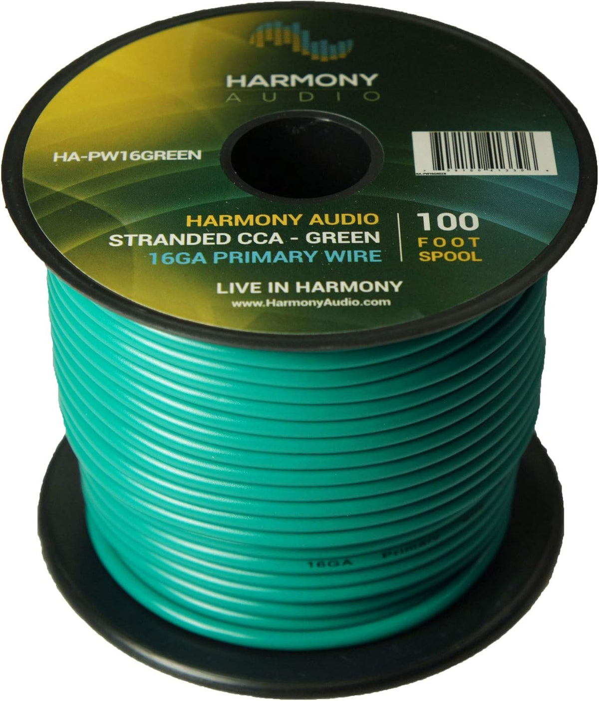 16 Gauge Single Conductor Power or Ground Wire - 10 Rolls - 1000 Feet - Color Mix U44885