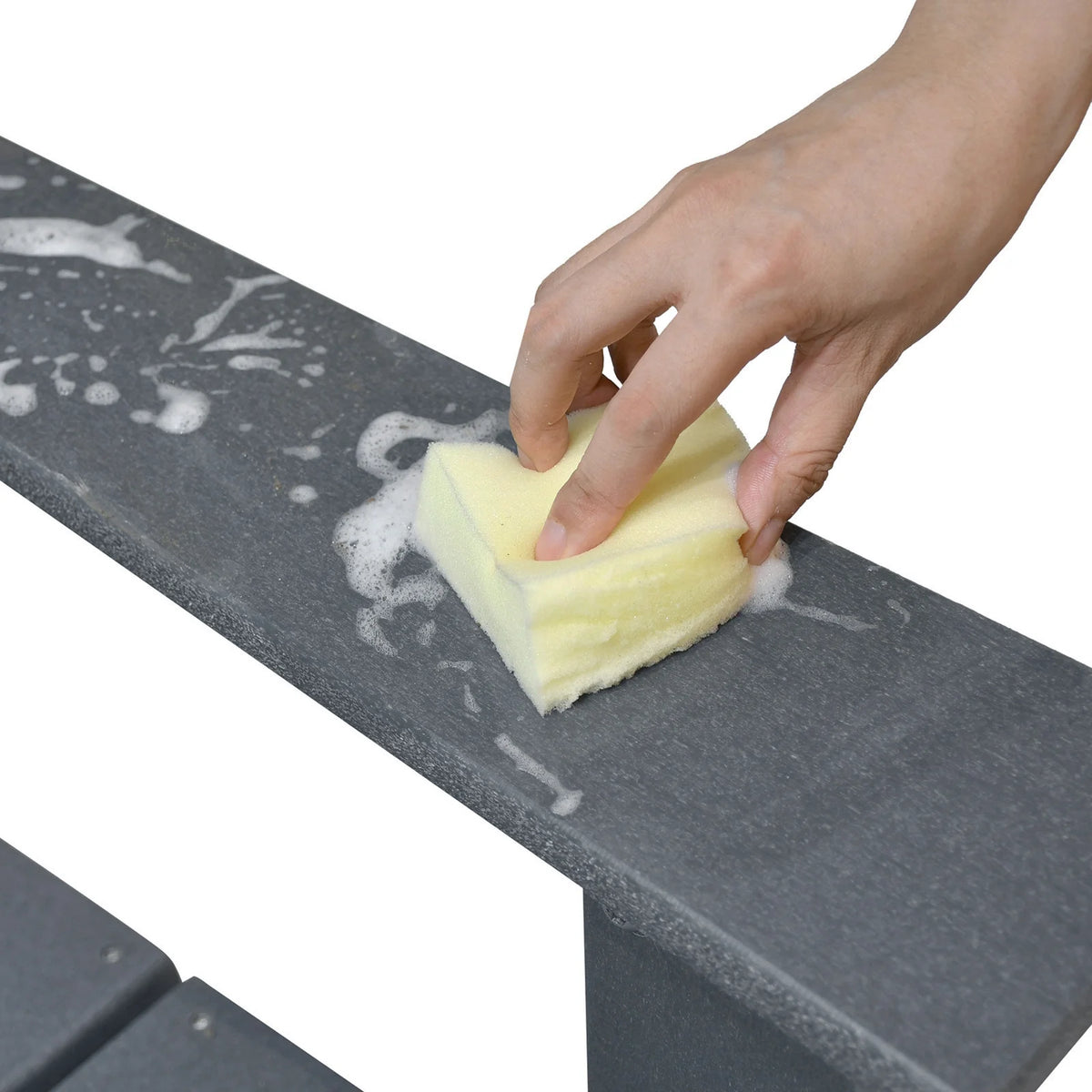 Dark Grey HDPE Resin Adirondack Chair D627699