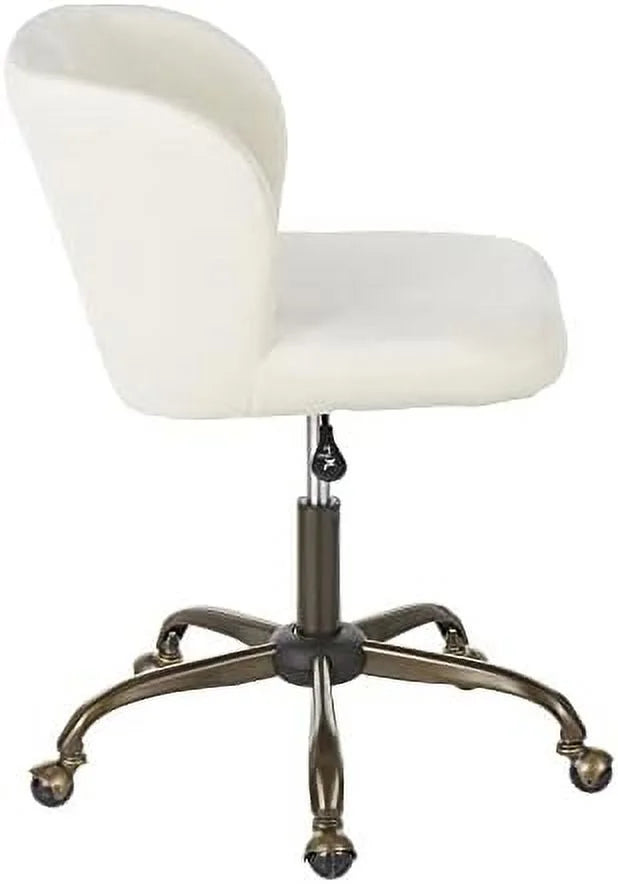 Cream Velvet Task Chair A821868