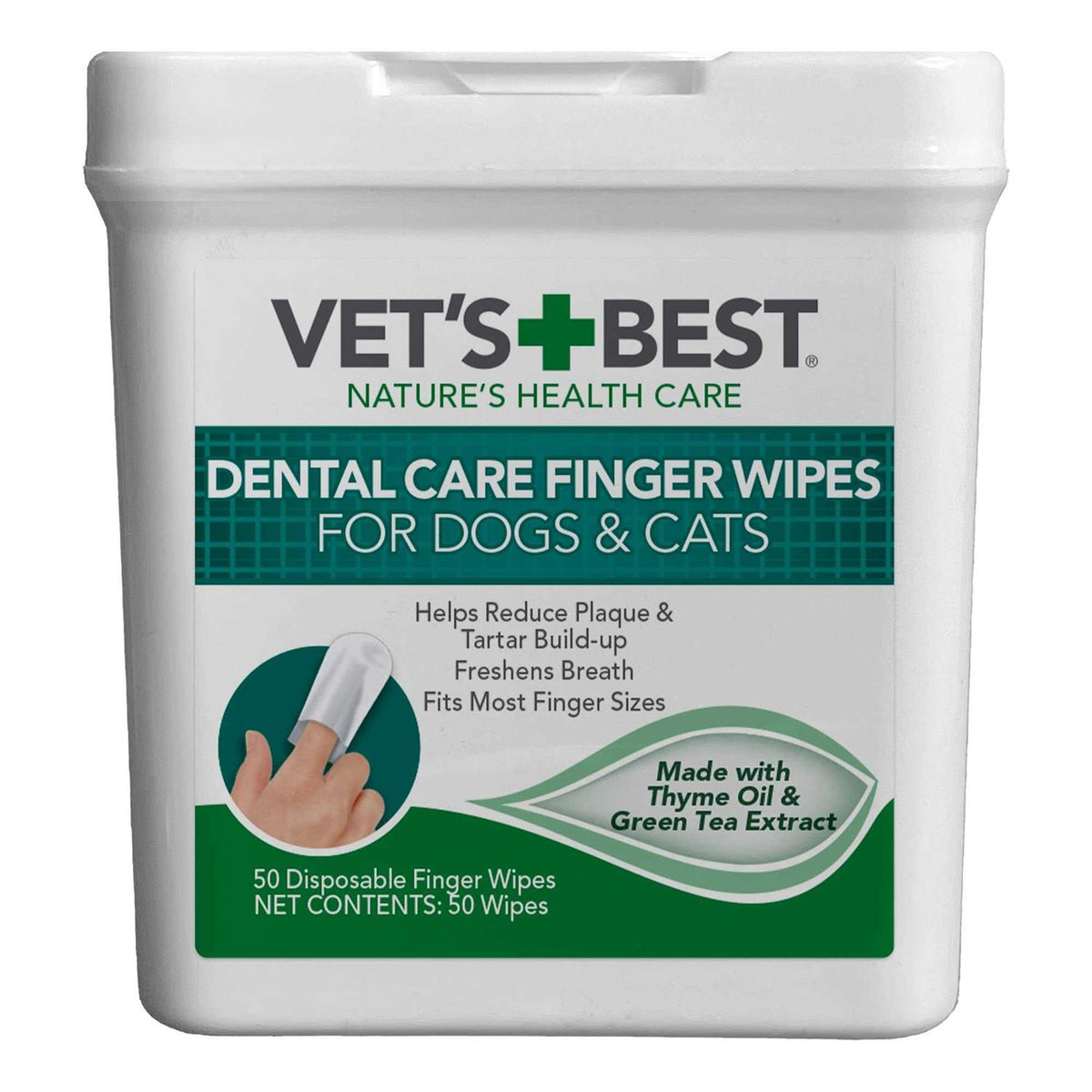 Dental Care Finger Wipes for Dogs & Cats S503947